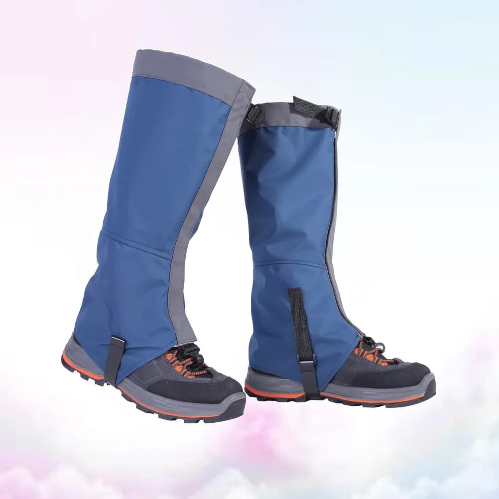 Snow Ankle Gaiters Oxford Cloth Adjustable Lightweight Protective Boot Covers for Hiking Backpacking Gardening