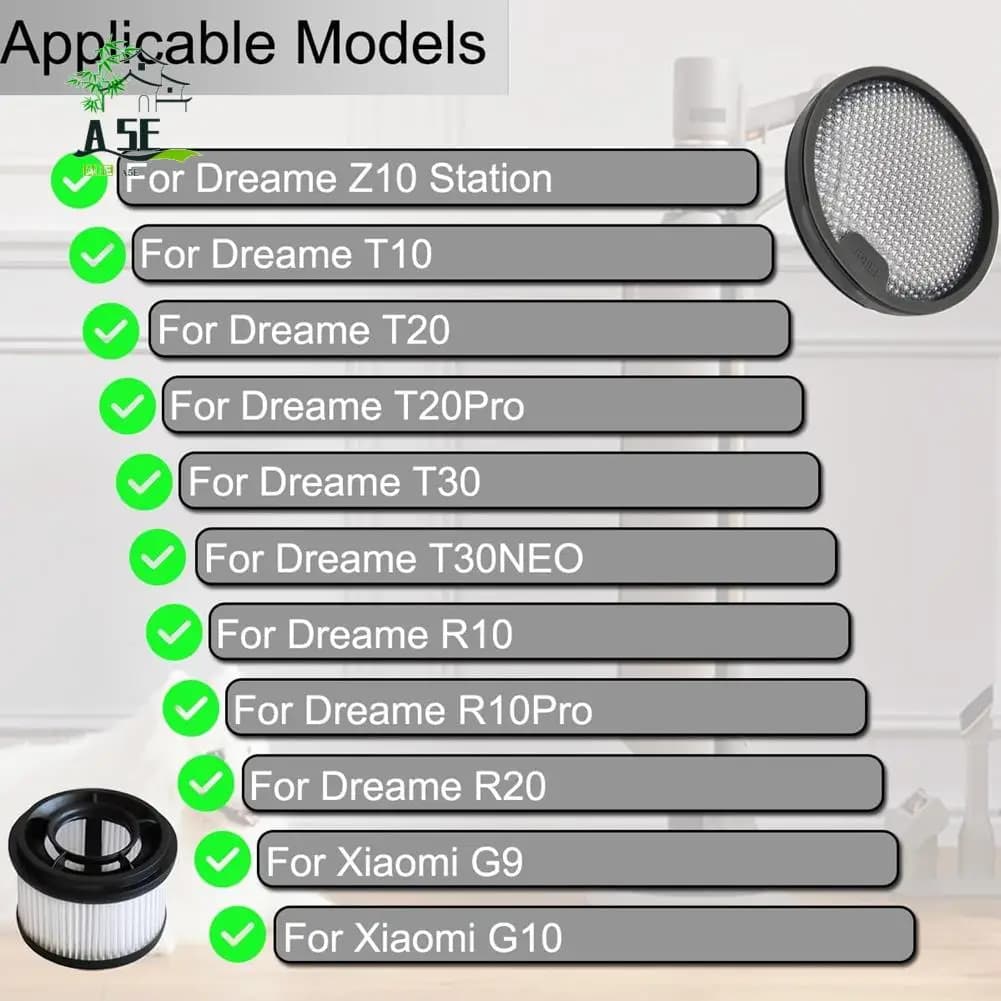A05E-Filtro Hepa di ricambio per Dreame T10 / T20 / T20pro / T30 / T30NEO / R10 / R10pro / R20 Parti per aspirapolvere verticale