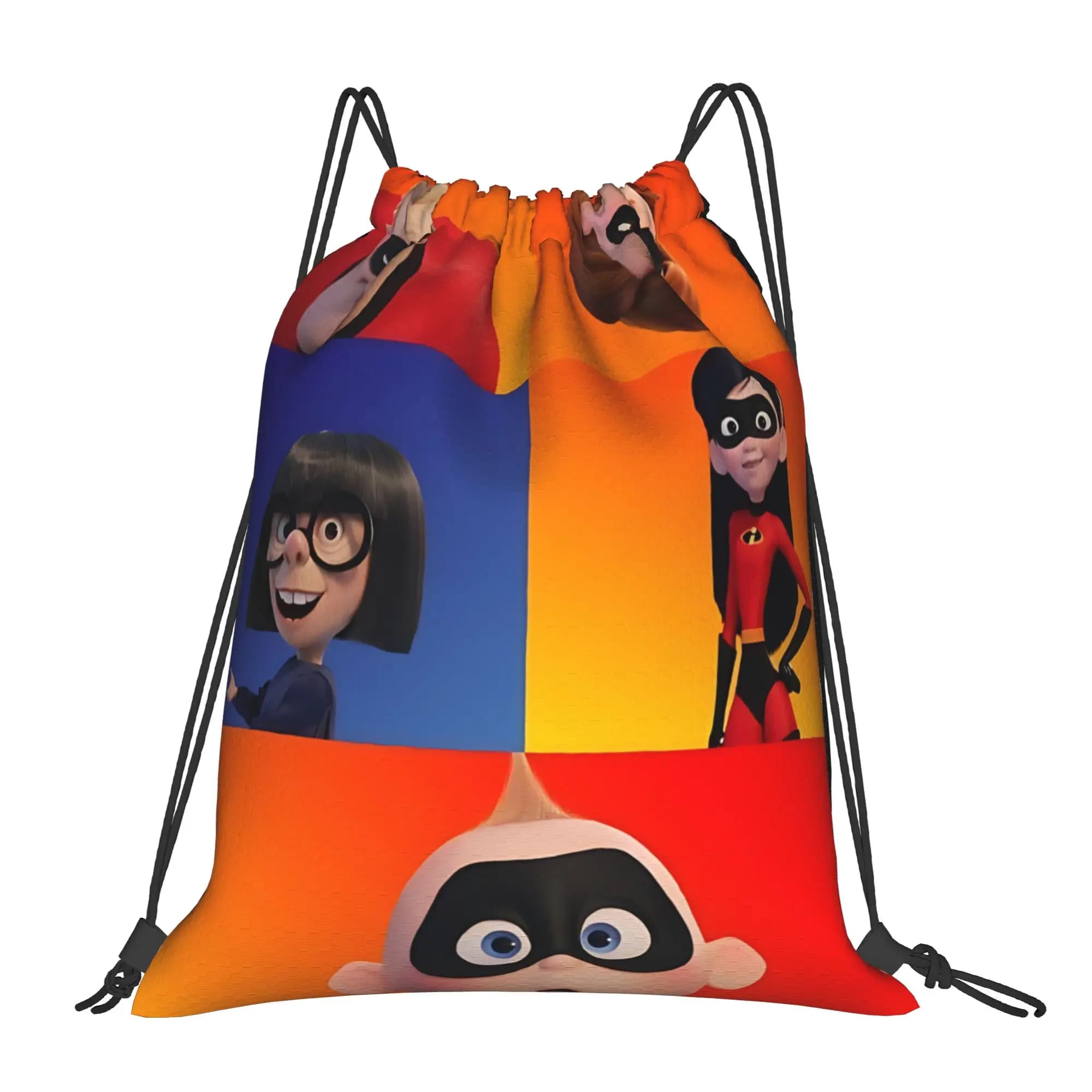 1 pezzo Borsa con coulisse I Super Incredibili, zaino da trekking, borsa per scarpe da scuola