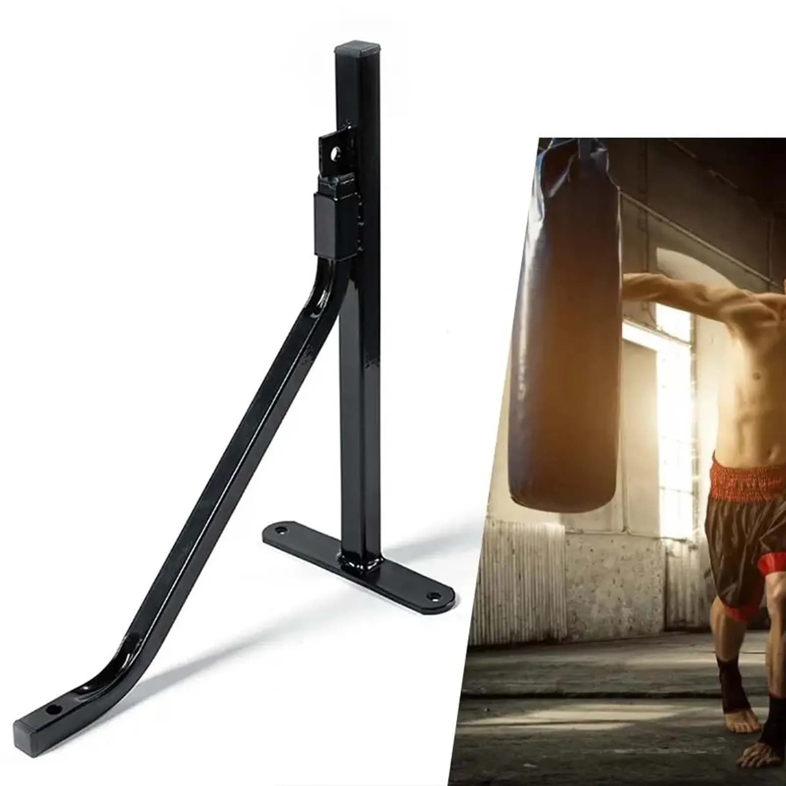 Heavy Duty Saw Hook for Fitness Fitness Accessories Wall Mounting Brace for Wall Mounting for Steel Pipes for Home Taekwondo Gym