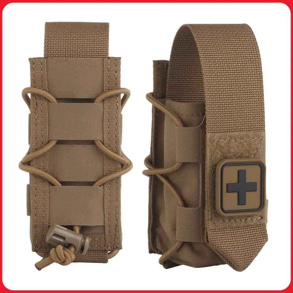 Kit di Pronto Soccorso Molle, Borsa per Micro Kit Trauma, Borsa per Kit Medico EMT, Borsa per Forbici da Trauma per Gilet Tattico