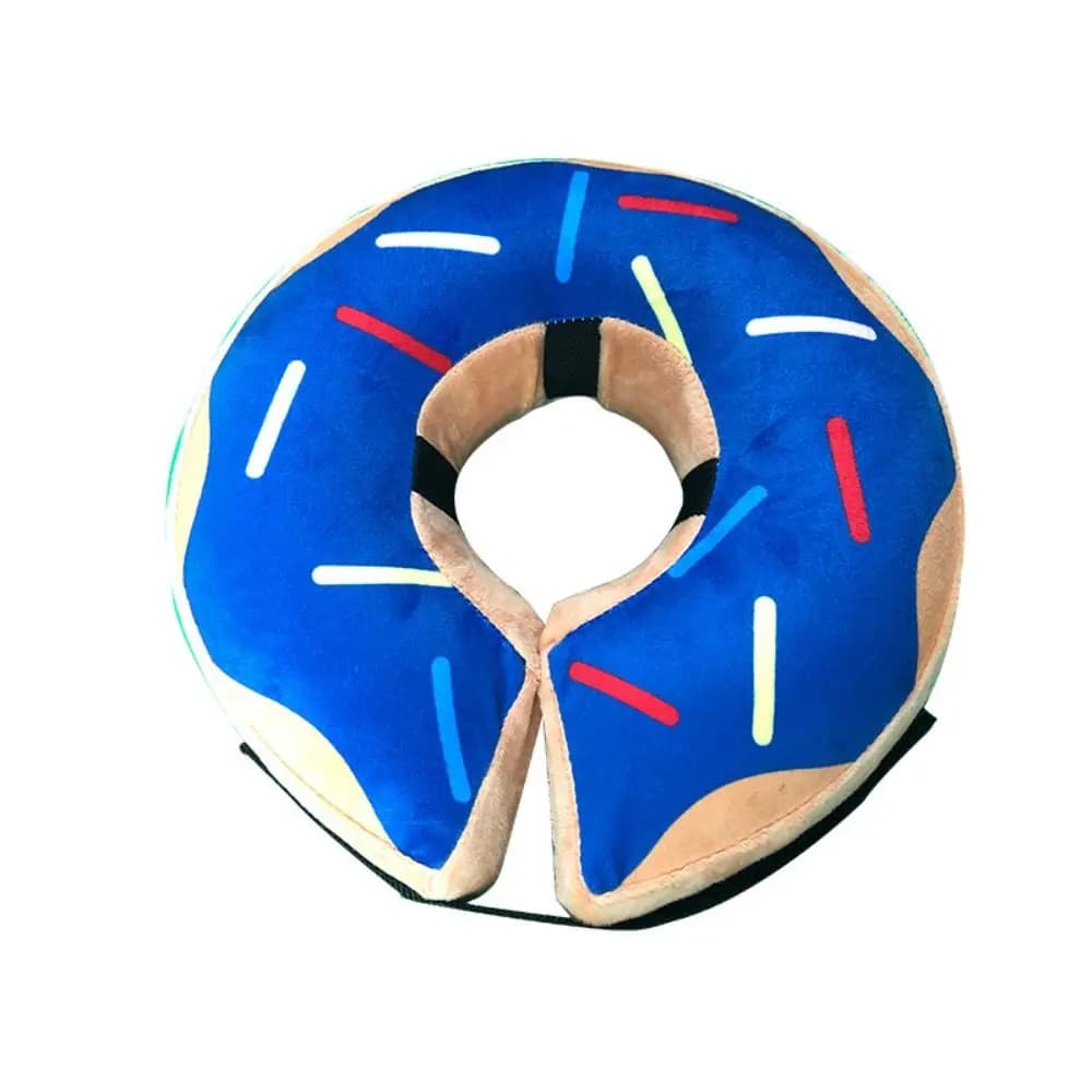 Collare Protettivo per Animali Domestici Regolabile S/M/L/XL, Collare Elisabettiano Gonfiabile con Stampa, Collare Anti-leccamento per Cani, Accessori per Gatti