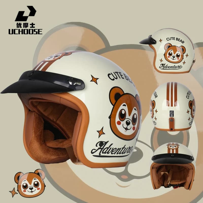Children's helmet Antiqued helmet for four seasons Safety protection Open helmets for children's bike Children's helmet