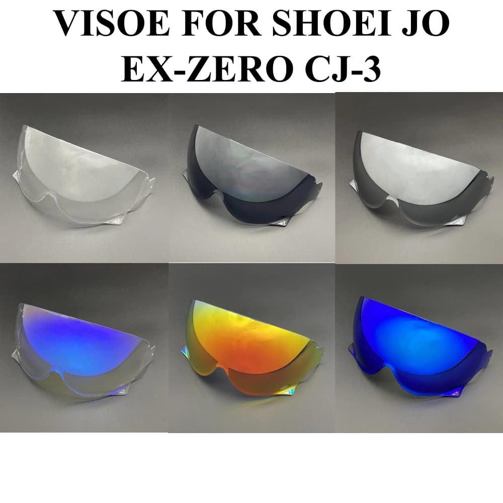 Visiera per casco moto per SHOEI JO EX-ZERO CJ-3 Caschi Lente Parabrezza Scudo Occhiali Visera Casco Moto Accessori