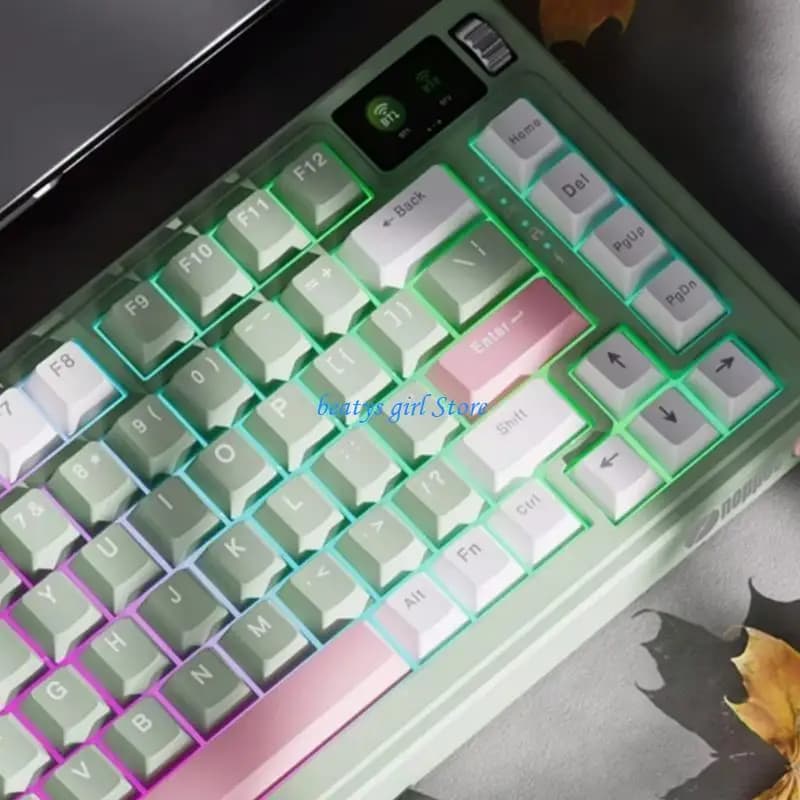 C7AB 134PCS OEM Profile Keycaps Double Shot for Mechanical Keyboard Customizable