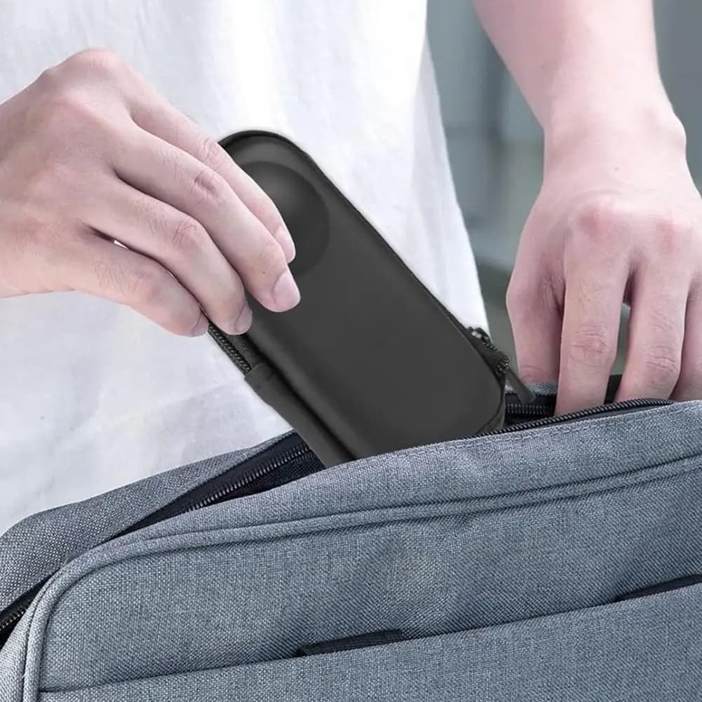 Anti-pressure Camera Sleeve Shock-absorbing Action Camera Storage Bag with Anti-scratch Lining Lens Protection Card Slot