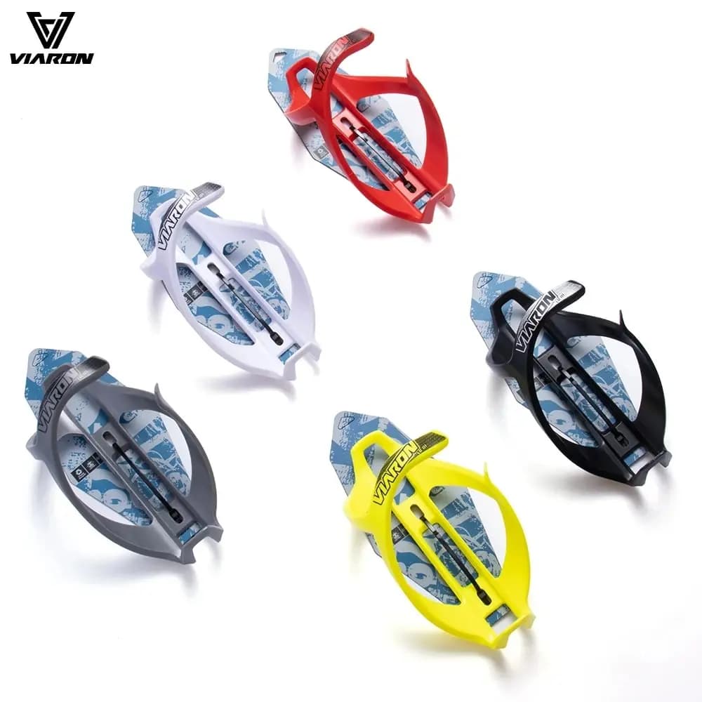 VIARON Portaborraccia per bicicletta Portabicchieri per mountain bike Portabicchieri in plastica per PC Attrezzatura per la guida all'aperto Accessori per biciclette