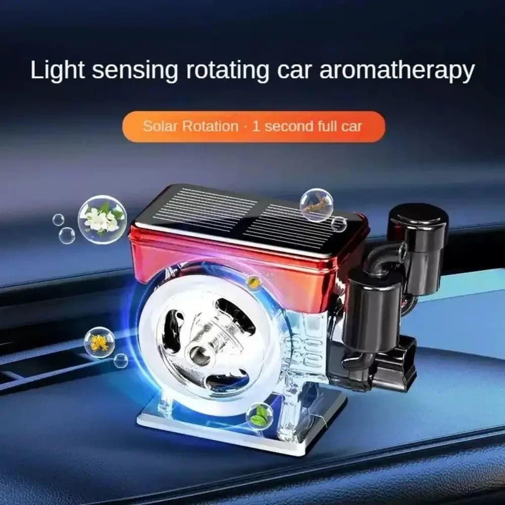 Zen Char Solar Energy Car Diffuser Gardenia Ocean Car Deodorant simulated motor Osmanthus perfume diffuser Interior cars