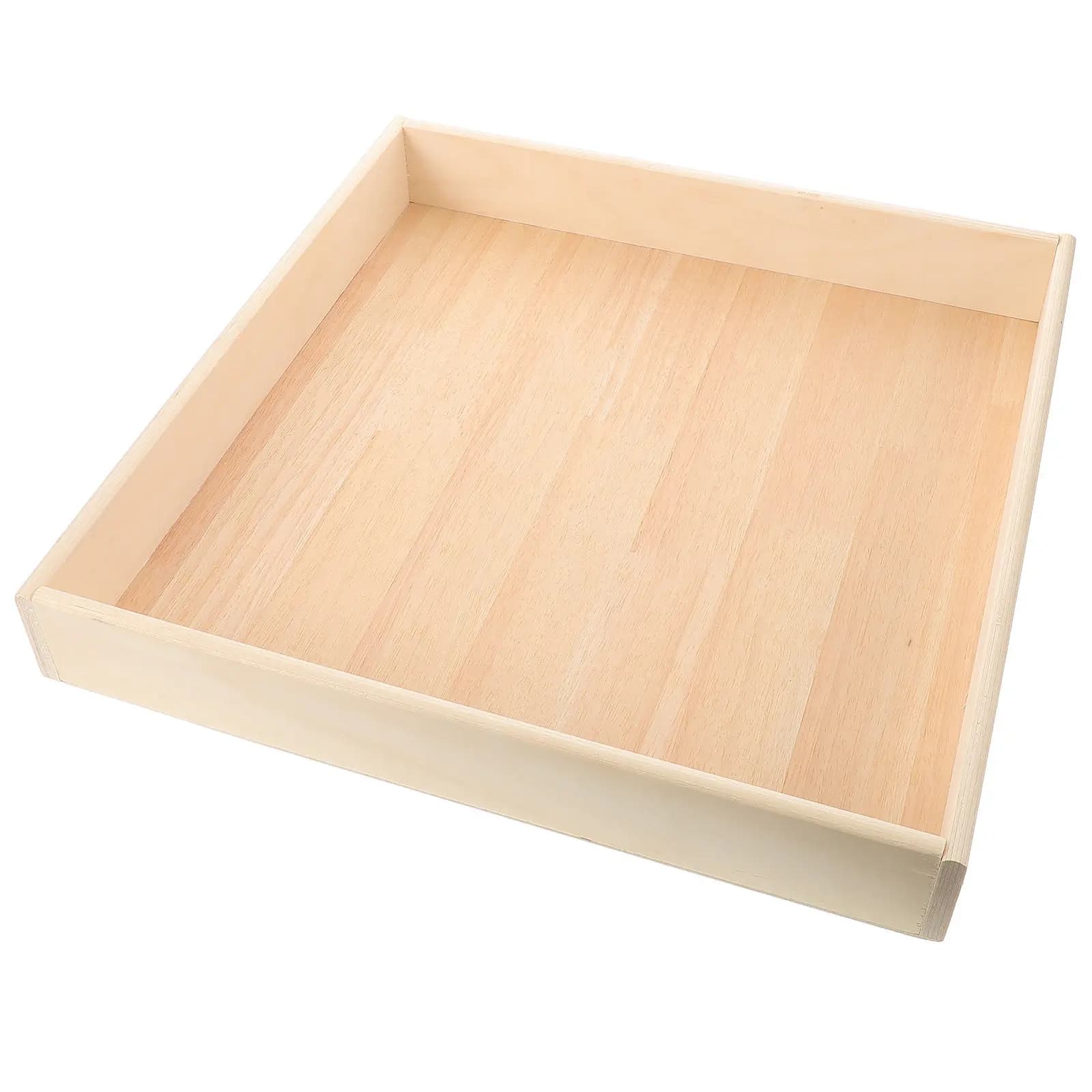 Cassetta da sabbia compatta in legno per bambini, da interno ed esterno, con contenitore, per divertimento creativo e naturale