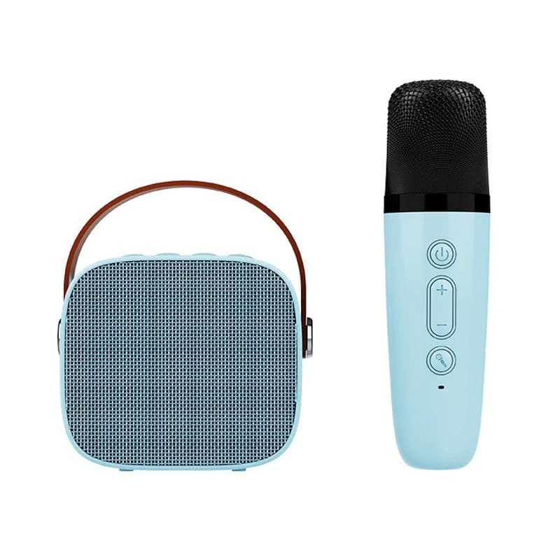 Macchina per karaoke Sistema di altoparlanti PA portatile Blue-tooth 5.3 con 1-2 microfoni wireless Canto in famiglia a casa Dropshipping