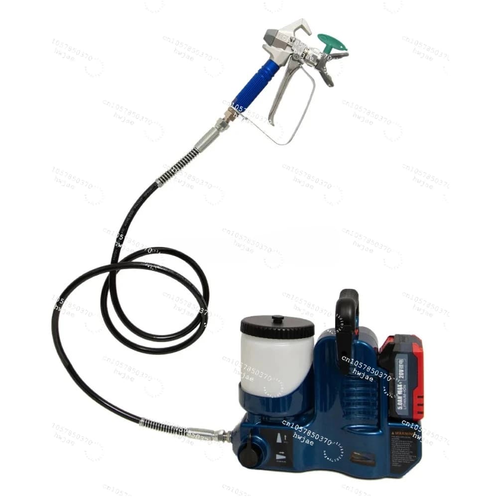 Spruzzatore di Vernice GX19B a Zaino con 2 Batterie Sostituibili, Spruzzatore di Vernice Senza Fili Airless