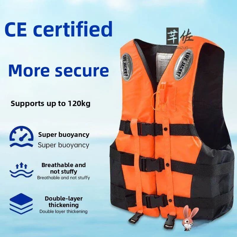 Professional Level Life Jacket Vest High Buoyancy for Fishing Dragon Boat Paddle Board Children Adults Boat Use Jacket Vest