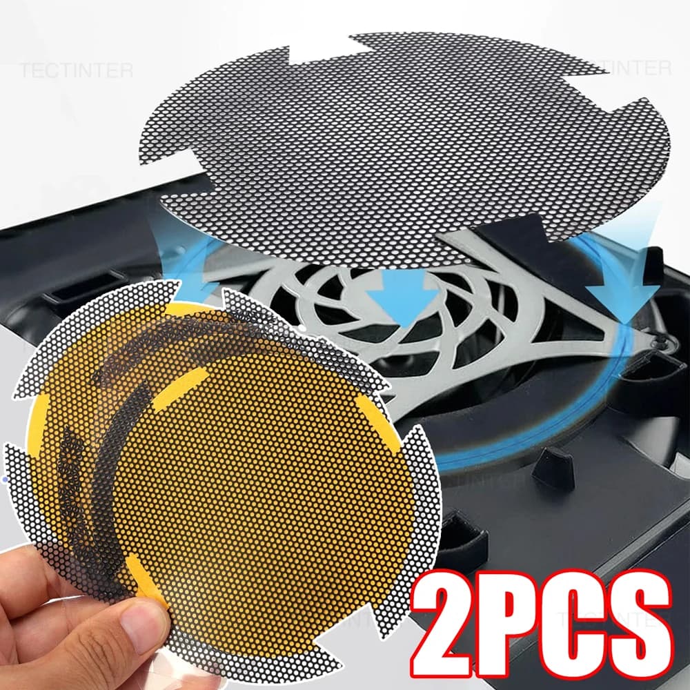 1/2/4 Pezzi Filtro Antipolvere per Console di Gioco PS5 Slim & Pro, Protezione Antipolvere a Rete per Accessori PlayStation 5