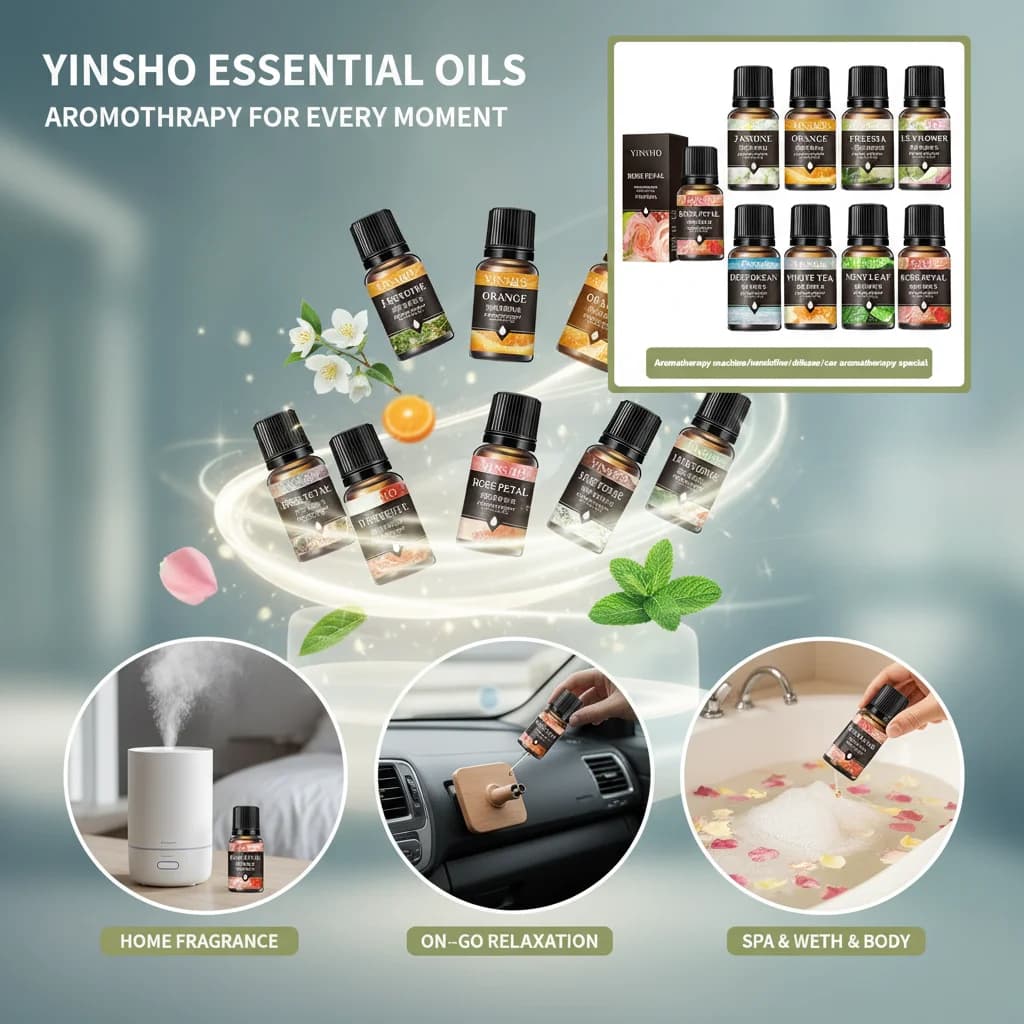 17 essential oils of 10 ml for aroma diffuser, air humidifier, soluble in water, for the house, lavender, pink, eucalyptus, white peach, oolong