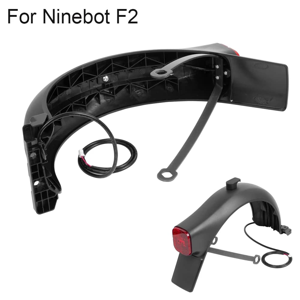 Parafango posteriore Parafango posteriore Riflette la luce per Segway Ninebot Kickscooter F2 Scooter elettrico Staffa Freno Fanale posteriore Parte