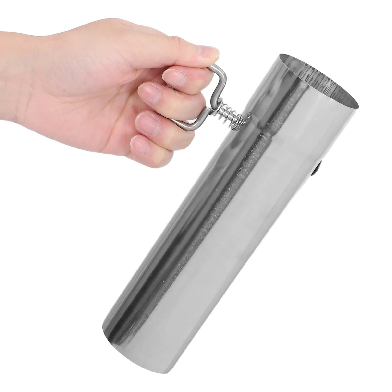 Stainless Steel Fire Stove Chimney Pipe Adjustable Damper Heat Resistant Efficient Exhaust Outdoor Camping Stove Flue Pipe 60Mm