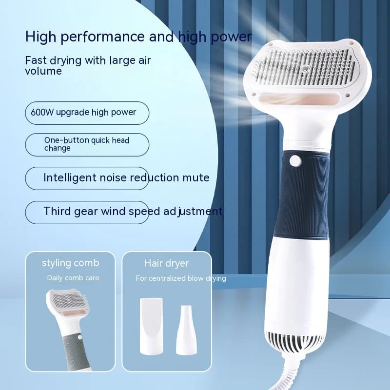 Pet Water Blower Hair Pulling Blowing Wind Modeling 3 In 1 artefatto macchina per tirare i capelli del cane asciugacapelli Teddy Hair Comb Beauty