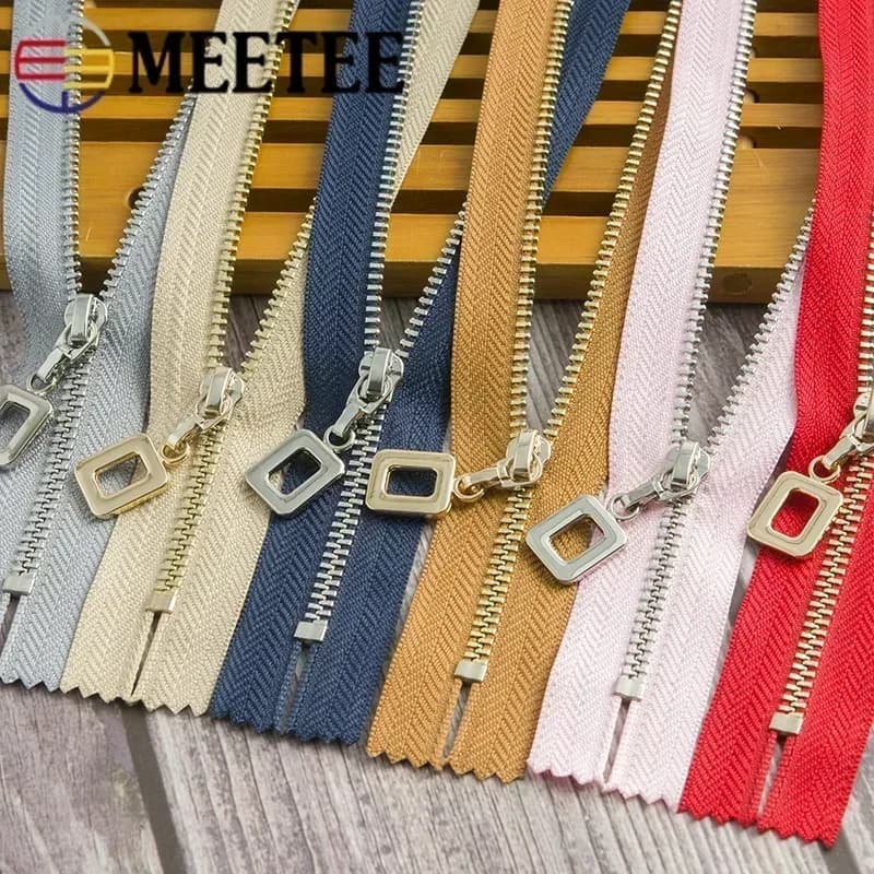 3 pezzi 15/18/20/25/30 cm 3 # Cerniere in metallo per borsa da cucito Chiusura con cerniera chiusa Scarpe Giacche Zampe Kit di riparazione Accessori fai da te
