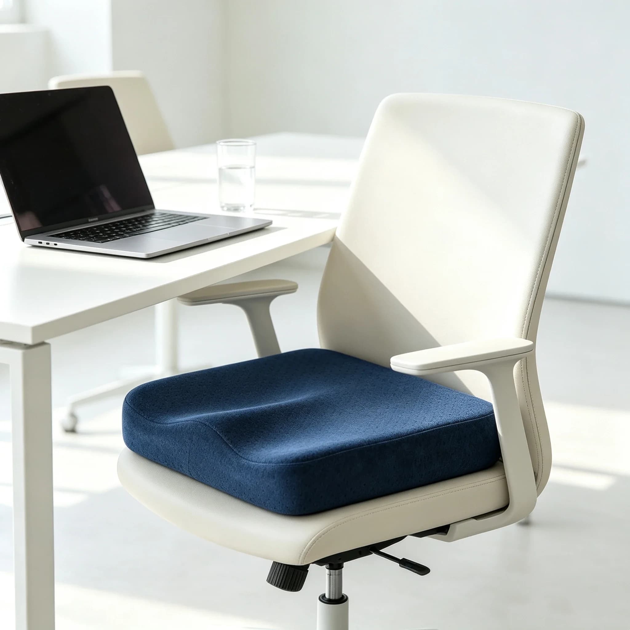Ergonomic Memory Foam Office Cushion Anti Hemorrhoid Cushion Chair Cushion Tailbone Pillow Car Seat Cushion Washable Pillowcase