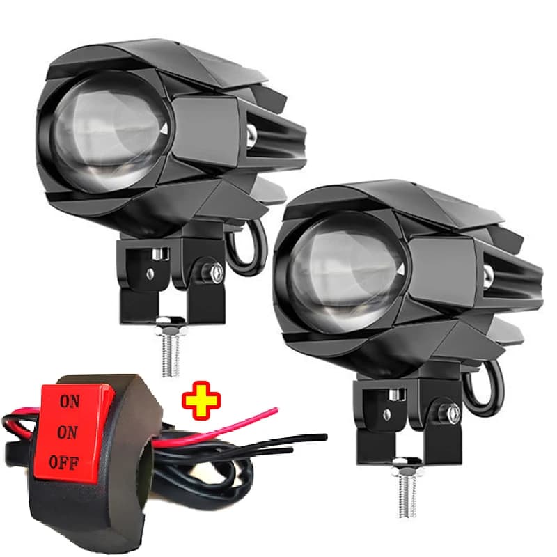 Faretto per moto a LED Faro fendinebbia Indicatore di direzione DRL Off Road Luce di guida Off Road per camion 12V 24V Luce ausiliaria