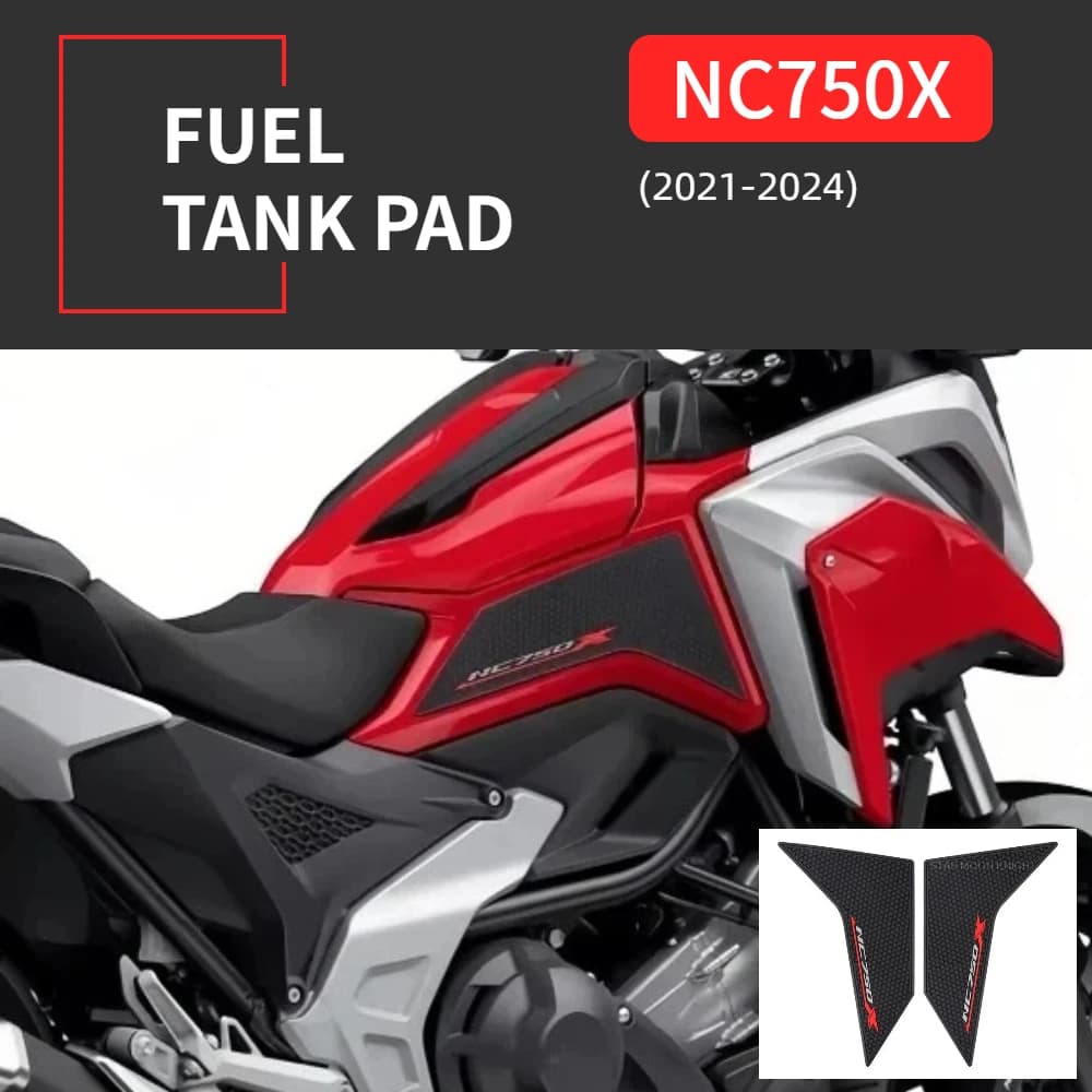 Fuel Tank Pad For HONDA NC750X NC 750 X 2021-2024 Motorcycle Accessories Anti Slip Rubber Side Pads Protector Stickers Decal