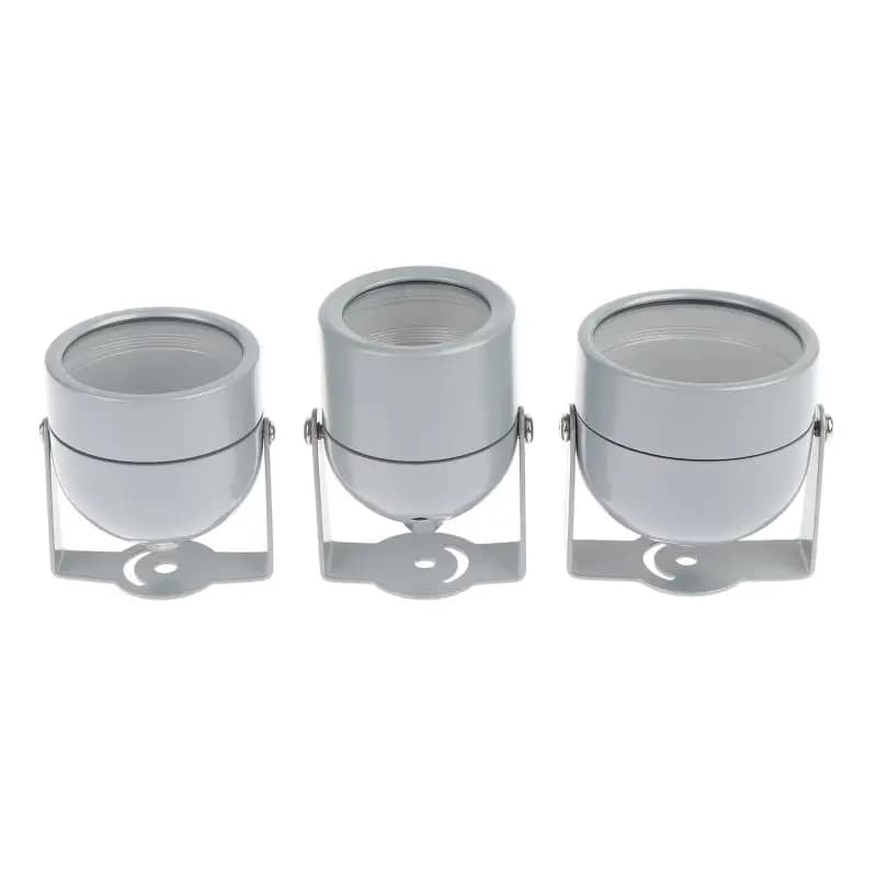 (.) DIY Camera Surveillance Cameras Waterproof Metal Housing Cover With Water-proof Ring Fill Light Shell Accessories