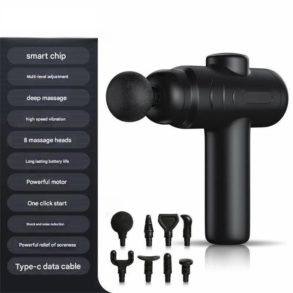 Silent wrapper Muscle relaxation Massage to relieve fatigue 5 adjustable levels 8 massage heads Muscle fitness device