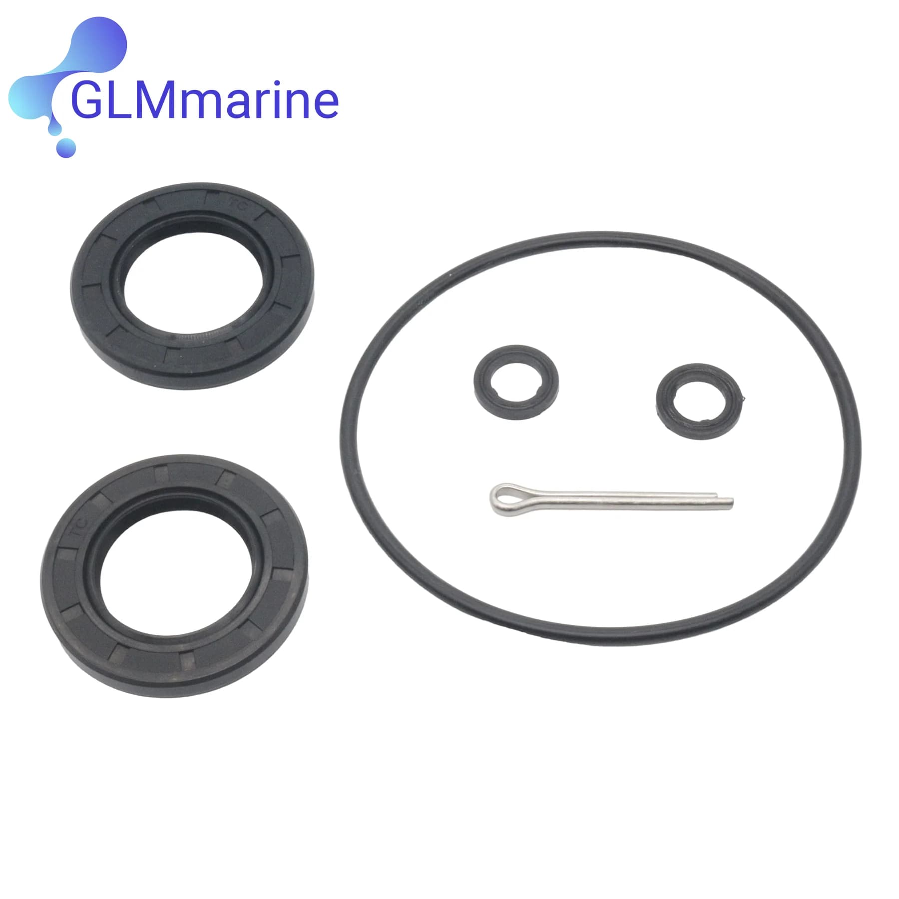 09282-30007 Outboard Lower Unit Seal Kit W/ Prop Shaft Oil Seal O-Ring for Suzuki 100 115 150 HP Engine 09280-97001 09204-03004