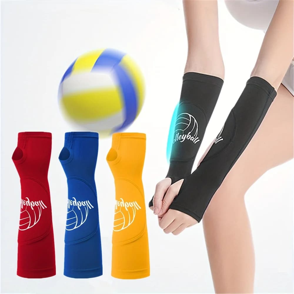 1 pair of professional wrist sleeves and volleyball sports arm, elastic and breathable anti-corrosion arm sleeves