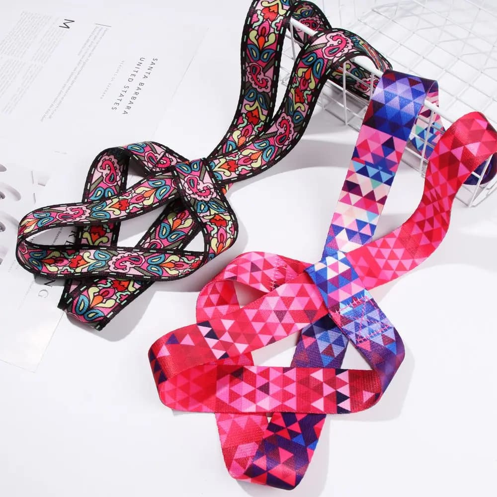 Elastic Exercise Stretch Adjustable Yoga Belt Carry Straps Yoga Mat Strap Belts Sport Sling Shoulder