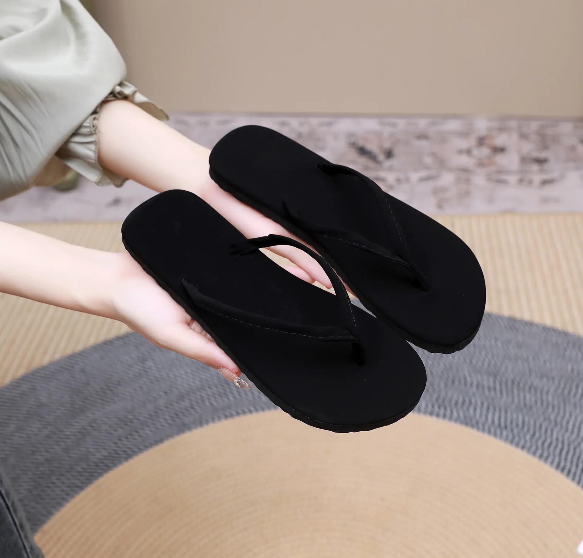 Summer EVA Sandals Flip Flops Women Leopard Slippers Ladies Shoes Indoor Outdoor Ladies Flip-Flops Beach Flat Slides Zapatos