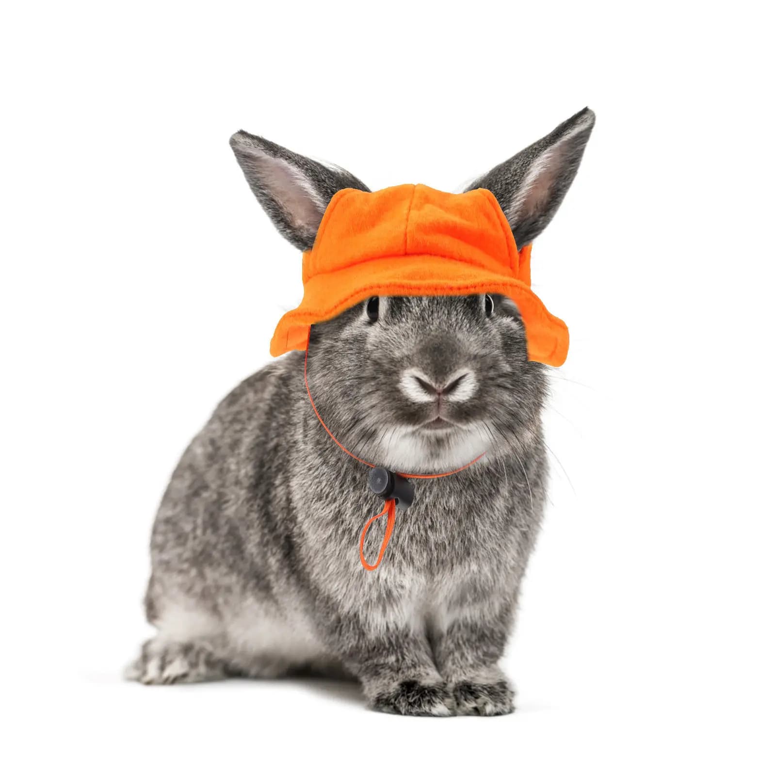 Orange Mini Pet Hat Small Animal Bunny Rabbit Hamster Guinea Pig Head Cover Soft Comfortable Felt Pet Decoration Costume