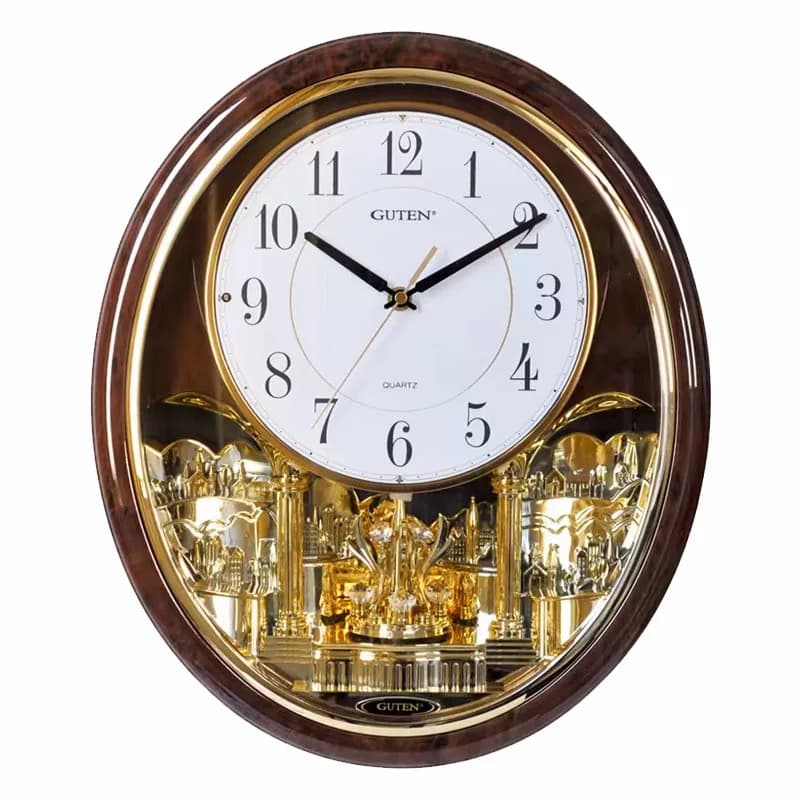 Tempo sull'ora Orologio da parete Soggiorno Ovale Casa creativa