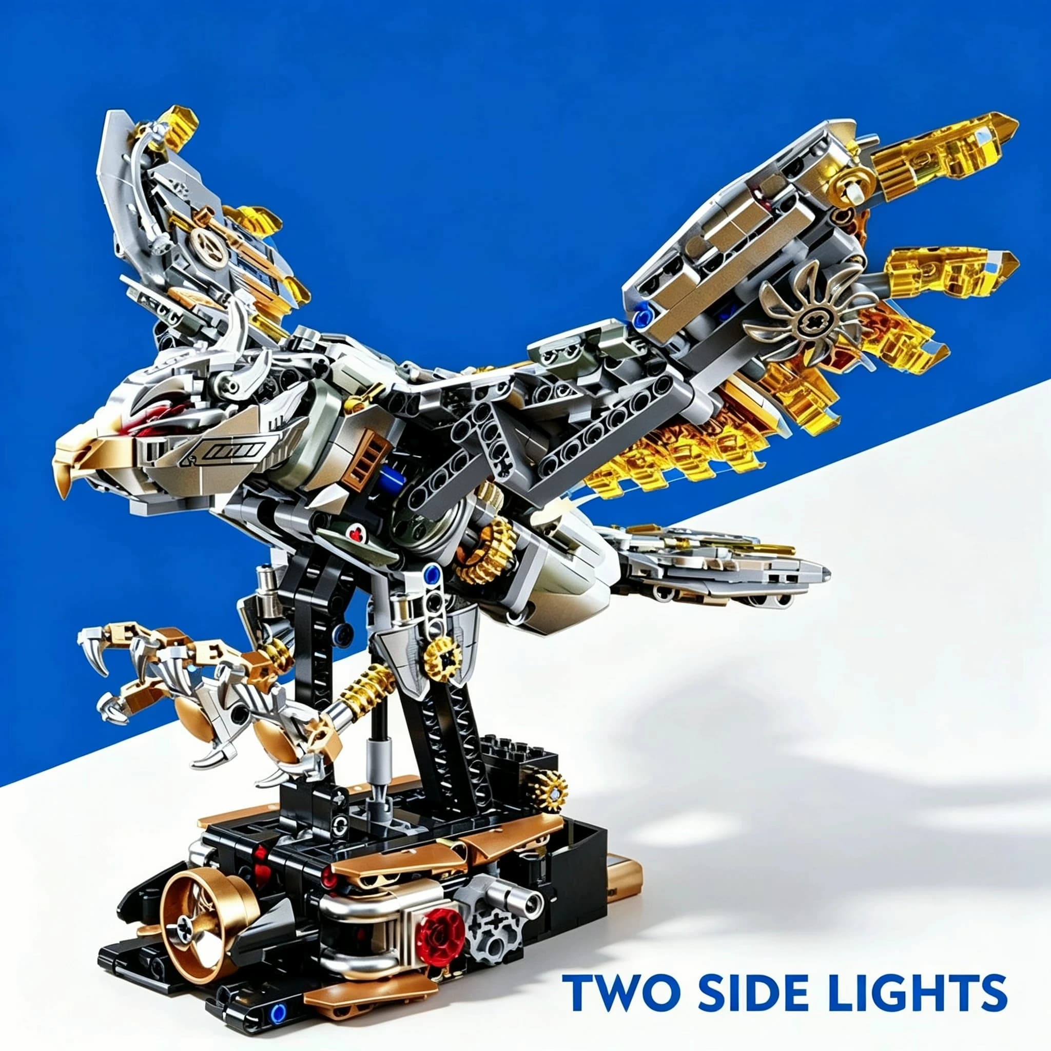 Set da costruzione MOC Mechanical Eagle, kit modello Animal World, motore elettrico, blocchi da costruzione Technic, regalo di compleanno per bambini