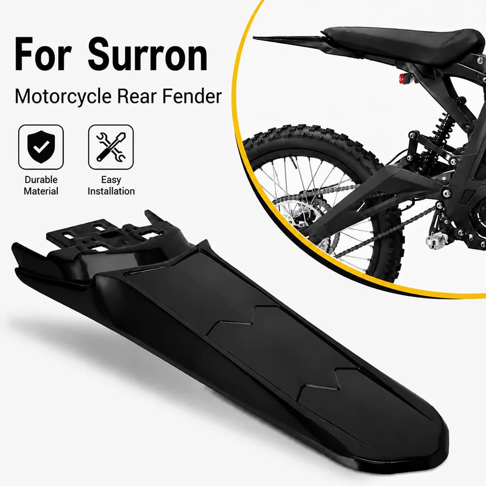 Extended rear fender for Surron Lightbee Light Bee X S X160 X260, Cover for Offroad Electric Motorcycle