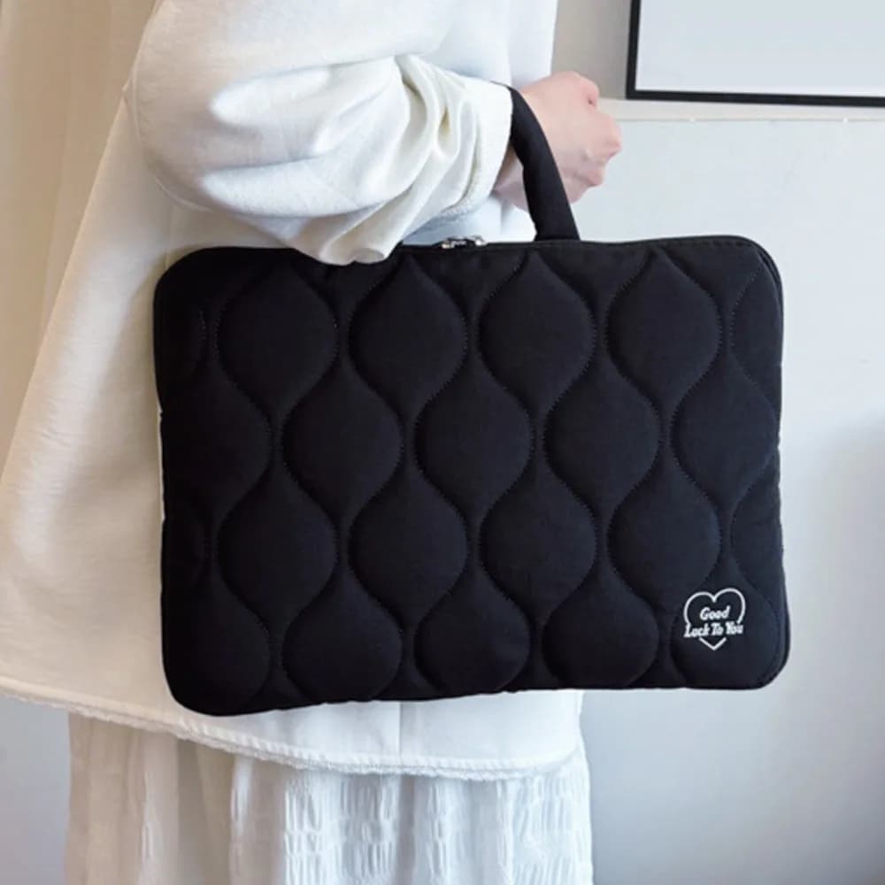 Elegante Custodia per Laptop con Manico, Borsa per Computer Semplice e Graziosa, Borsa Portatile Leggera per Laptop per Uso Quotidiano