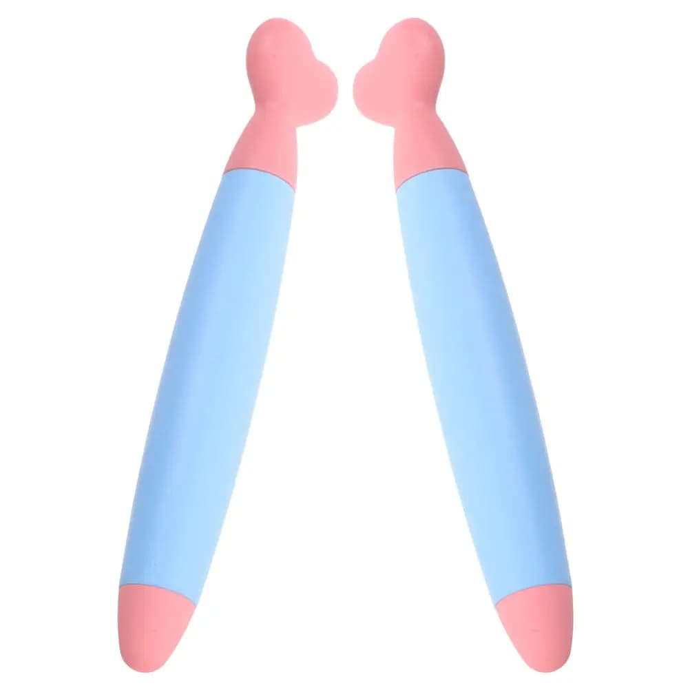 2 penne stilo a forma di cartone animato per bambini, tablet touchscreen, penna per scrittura e disegno, strumento educativo per l'apprendimento e la pratica della scrittura a mano
