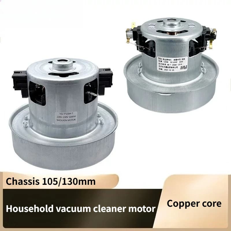 Household vacuum cleaner motor 1200W brand new motor copper core power chassis 105/130mm