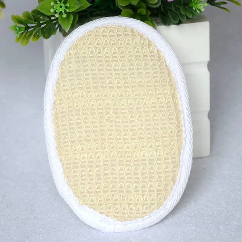 Spugna Naturale di Luffa, Guanti Esfolianti da Bagno, Disco Esfoliante, Spazzola per la Pulizia del Viso