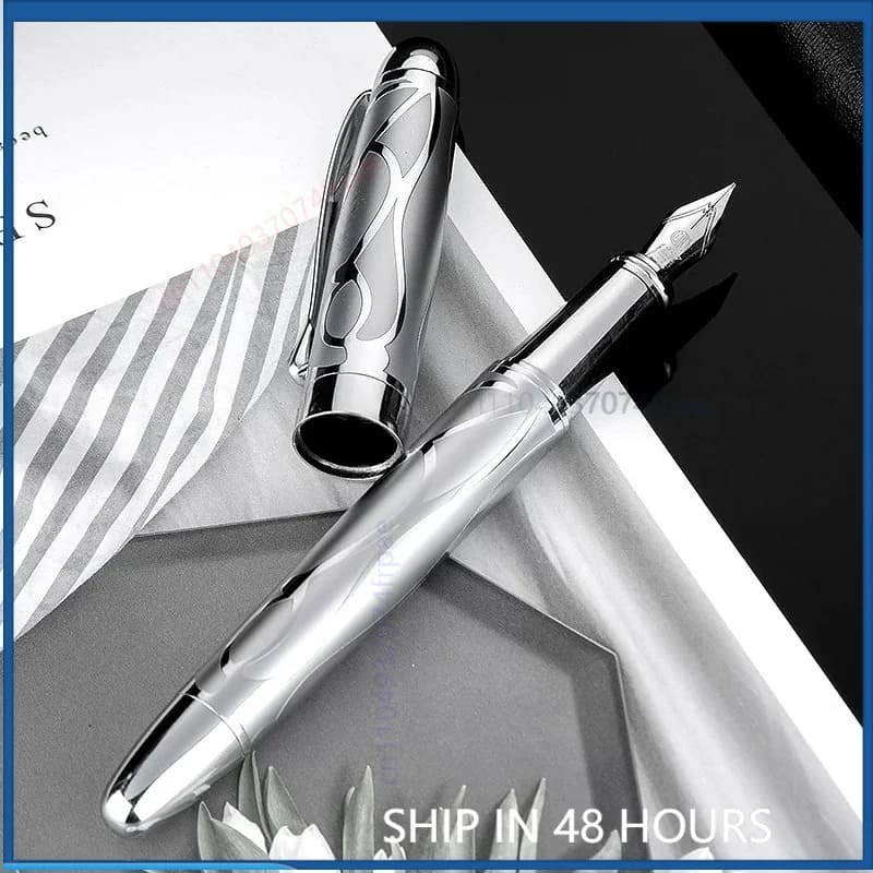 For Hongdian 5010 Vintage Fountain Pen Set Cartridge Ink Custom Engraving Art Nib For Students Calligraphy Birthday Gift Writing