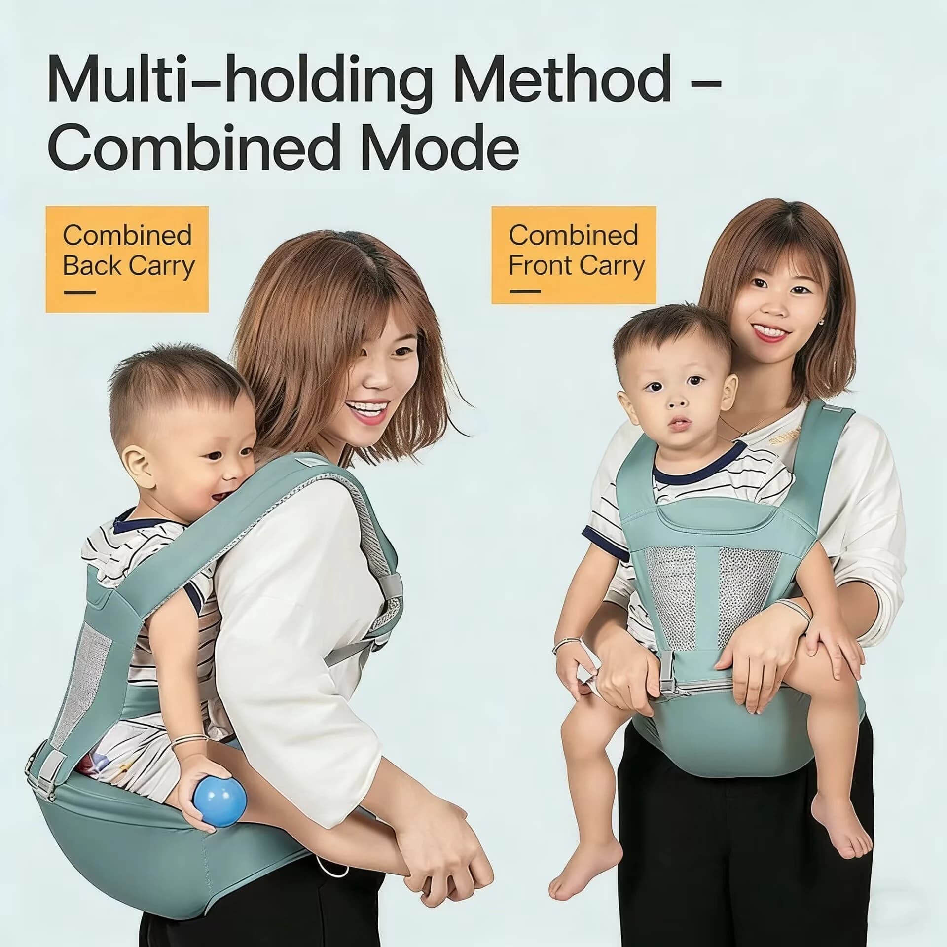 3-in-1 Ergonomic Backpack Carrier, Easily Adjustable Baby Baby Sling Carrier Carrier Newborn To Toddler Ergonomic Multi-purpose