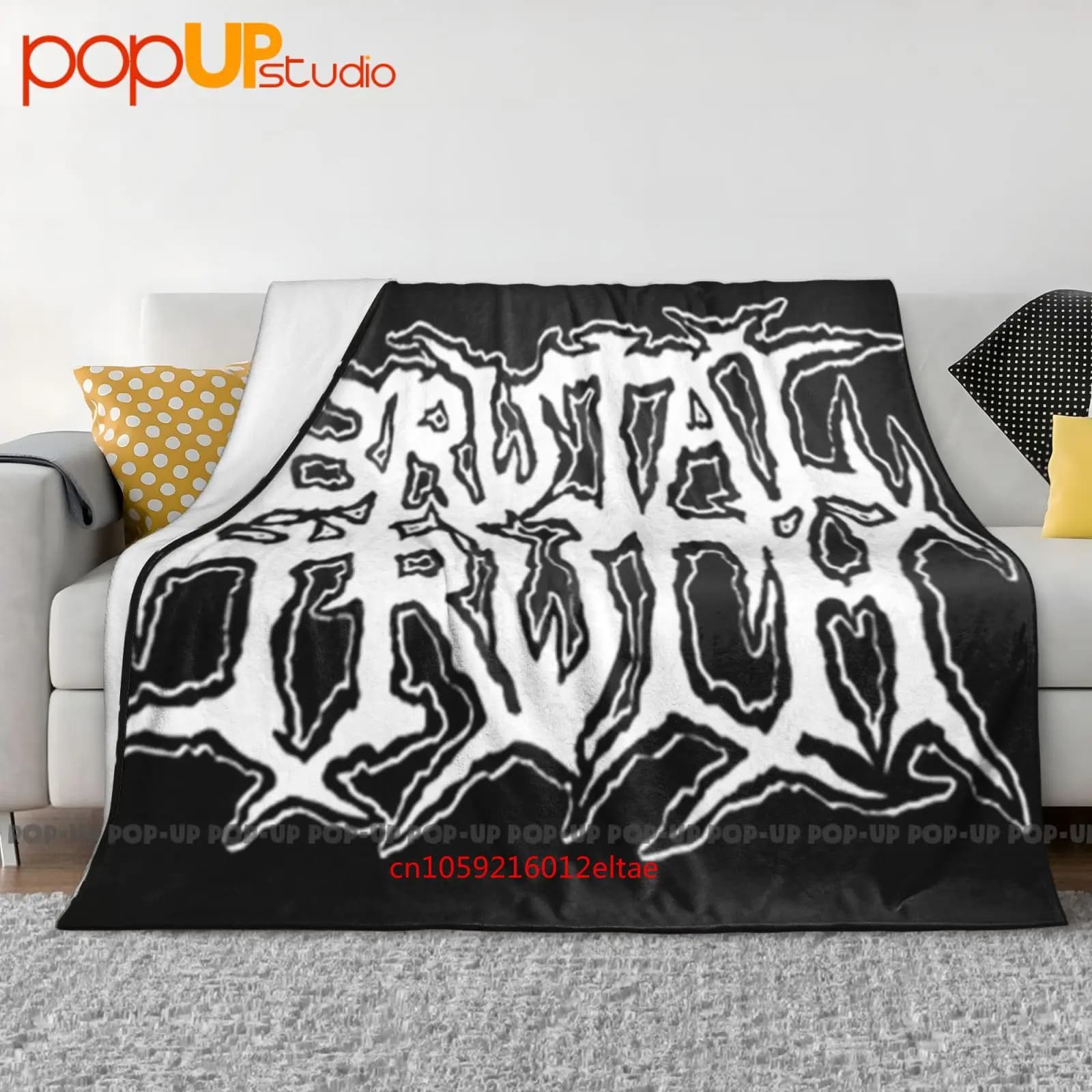 Copridivano invernale con copripiumino ultra morbido Brutal Truth 'Logo'