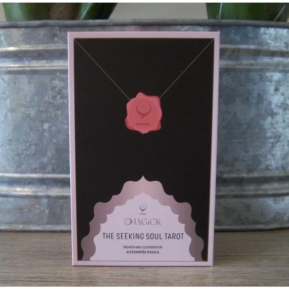 Mazzo di tarocchi The Seeking Soul 10,3 * 6 cm 78 pezzi di carte indie non solo pastello e bello, ma anche molto funzionale