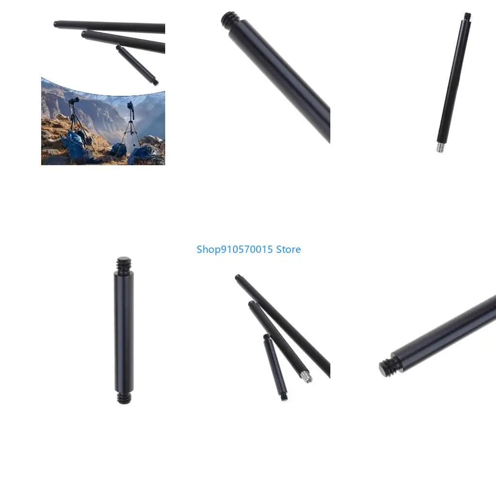 B95C For 1/4" Threaded Camera Stand Extension Poles Tripods Mount Monopods Metal Extension Rod Tripods Extension Rod