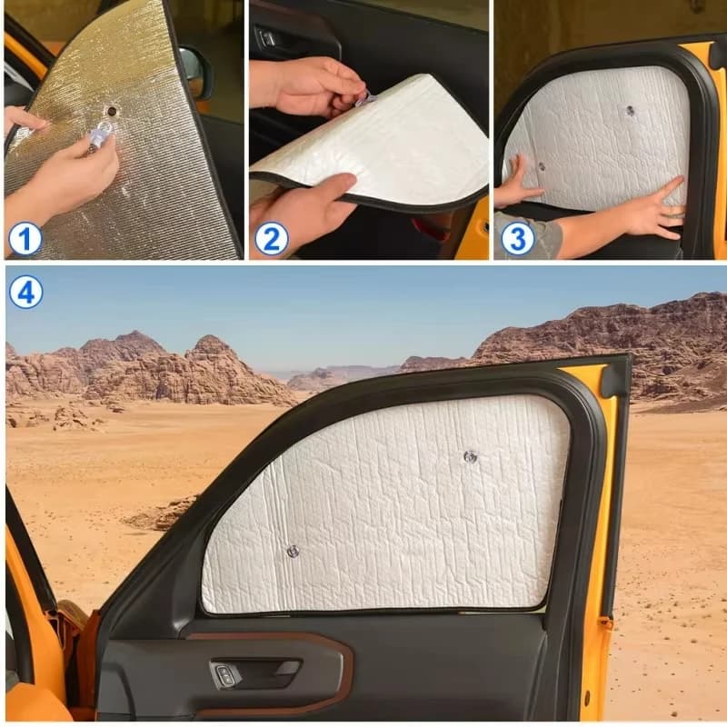 Parasole personalizzato per finestrini auto, anti-UV, per parabrezza anteriore e posteriore, finestrini laterali, per BUICK TERRAZA MINI VAN 2005-2007
