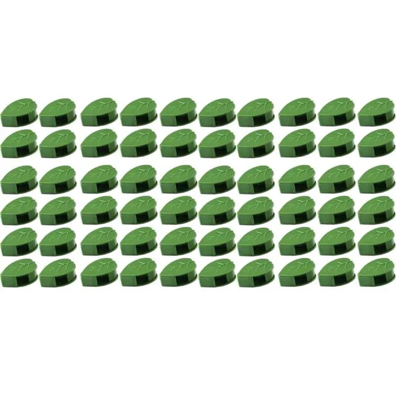 SHGO-Garden Plants Climbing Wall Support 60 pezzi di clip per piante, fissaggi a scatto, ganci autoadesivi, fissatori per piante da giardino