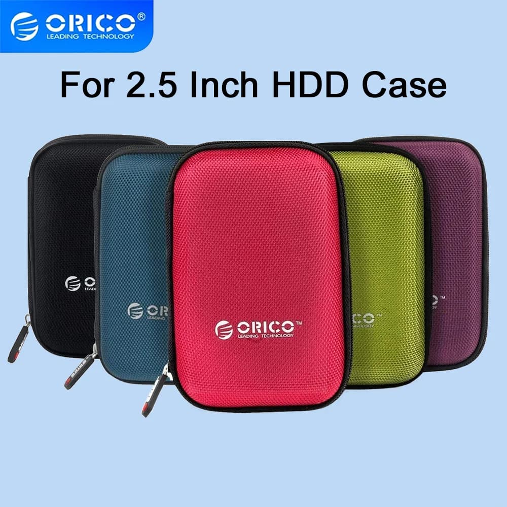 ORICO 2.5''HDD Case Portable Hard Drive Bag Travel Bag Protection Package for External Portable HDD hdd box Storage Protection
