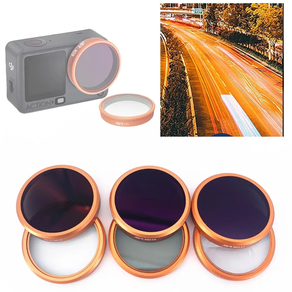 ND8 16 32 64 1000 NDPL ND8PL ND16PL Lens filters for DJI OSMO Action 6 Camera Action6