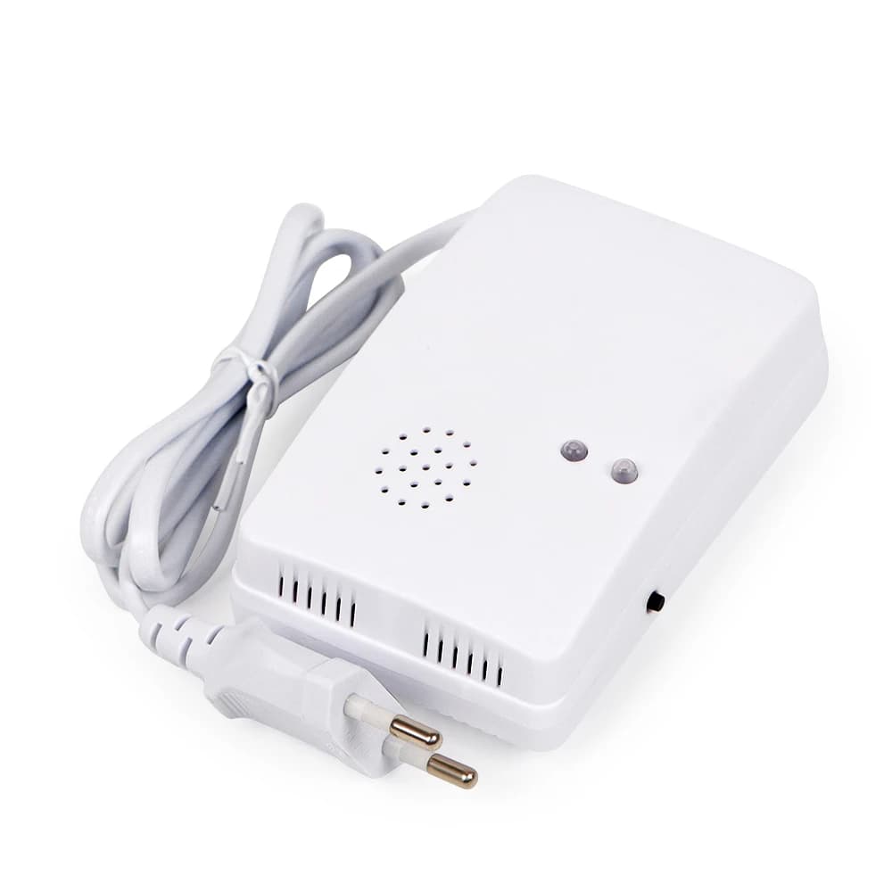 Rilevatore di perdite di gas Propano combustibile Butano Metano Smart Home Senor Sensore di allarme di sicurezza per gas naturale Avvertimento Spina UE Vita intelligente