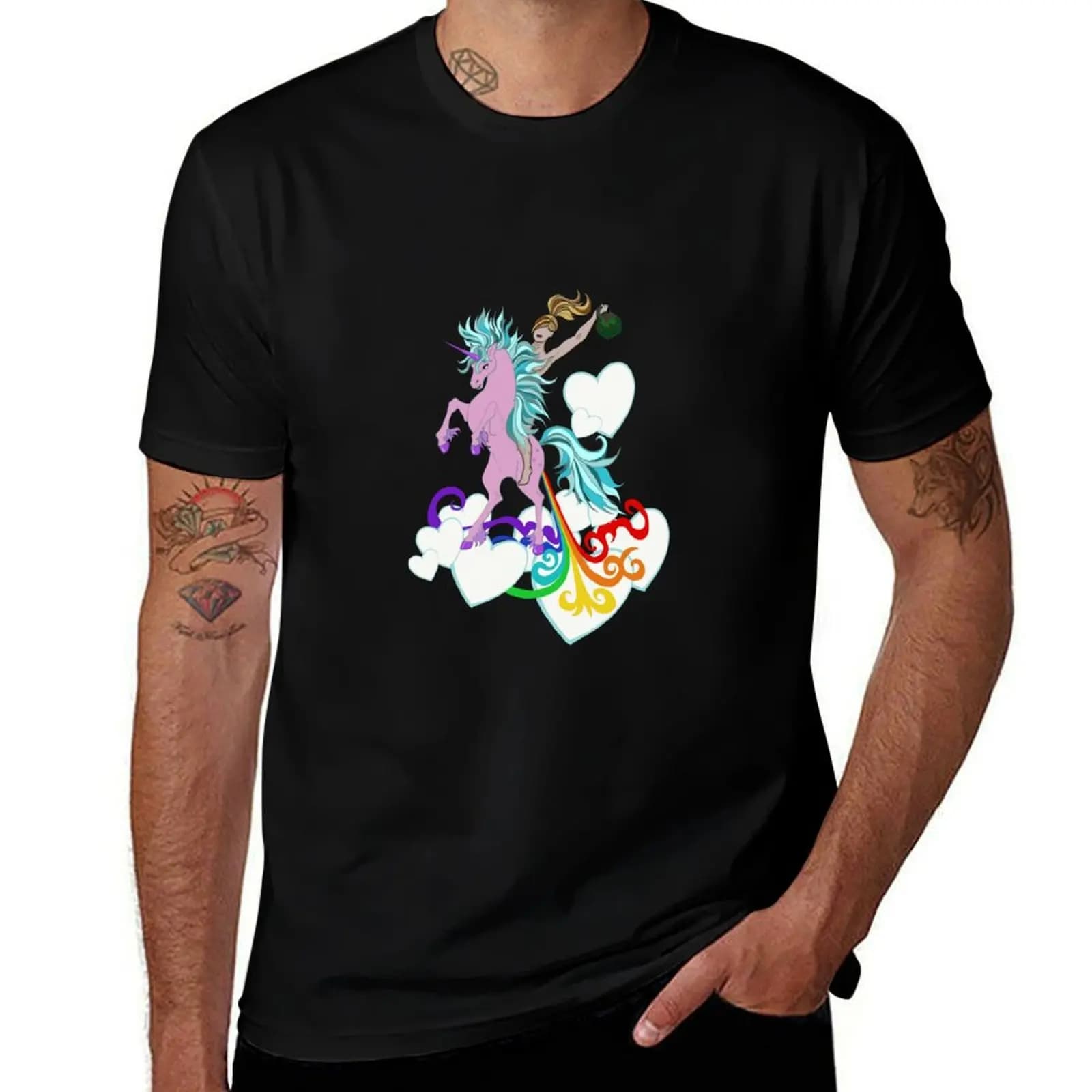 T-shirt Kettlebell Lady Godiva @LHDesignsART in morbido cotone anti-restringimento